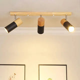 Nordic Rotatable Decorate Spotlight Wooden Ceiling Light - Hans Lumiere