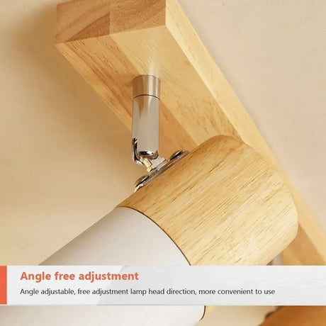 Nordic Rotatable Decorate Spotlight Wooden Ceiling Light - Hans Lumiere