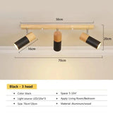 Nordic Rotatable Decorate Spotlight Wooden Ceiling Light - Hans Lumiere
