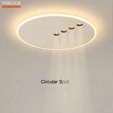 Nordic Round Dimming LED Ceiling Lamp - Hans Lumiere