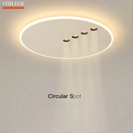 Nordic Round Dimming LED Ceiling Lamp - Hans Lumiere