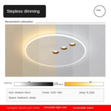 Nordic Round Dimming LED Ceiling Lamp - Hans Lumiere