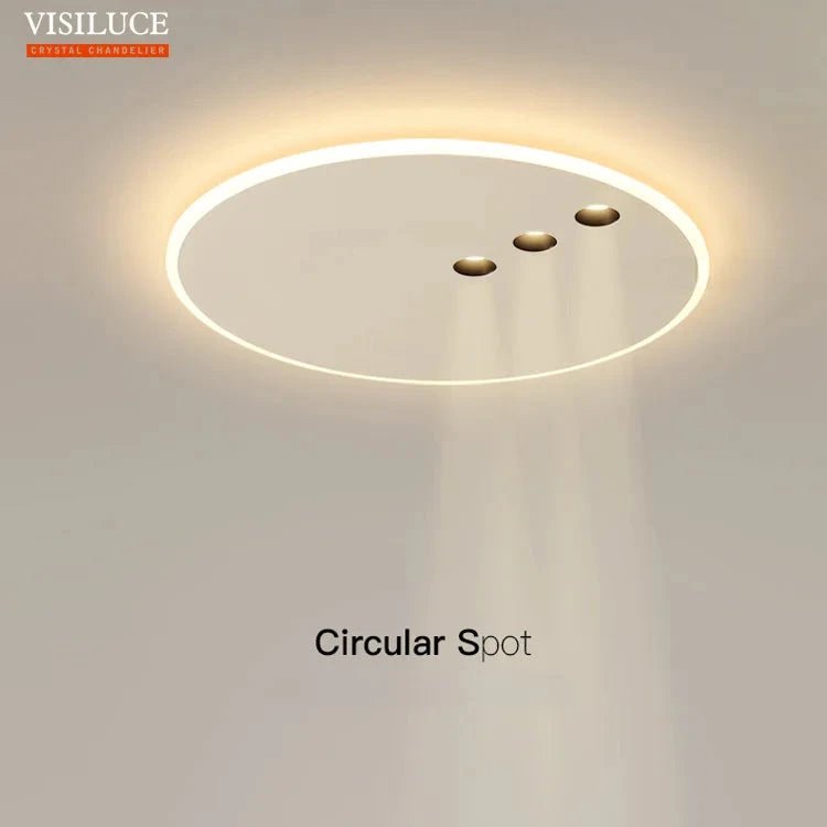 Nordic Round Dimming LED Ceiling Lamp - Hans Lumiere
