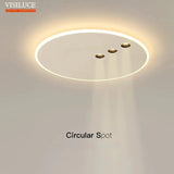 Nordic Round Dimming LED Ceiling Lamp - Hans Lumiere