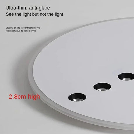 Nordic Round Dimming LED Ceiling Lamp - Hans Lumiere