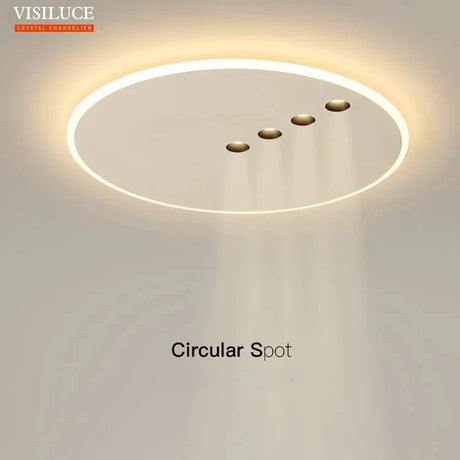 Nordic Round Dimming LED Ceiling Lamp - Hans Lumiere