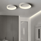Nordic Round LED Ceiling Light – Dimmable Flush Mount Fixture - Hans Lumiere