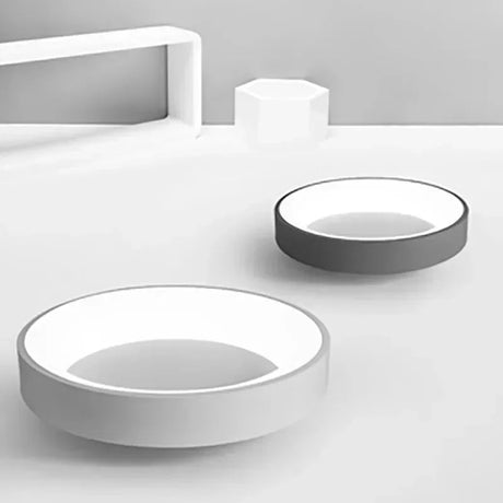 Nordic Round LED Ceiling Light – Dimmable Flush Mount Fixture - Hans Lumiere