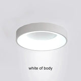 Nordic Round LED Ceiling Light – Dimmable Flush Mount Fixture - Hans Lumiere