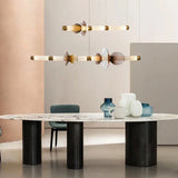 Nordic Stained Glass Strip Pendant Light - Hans Lumiere