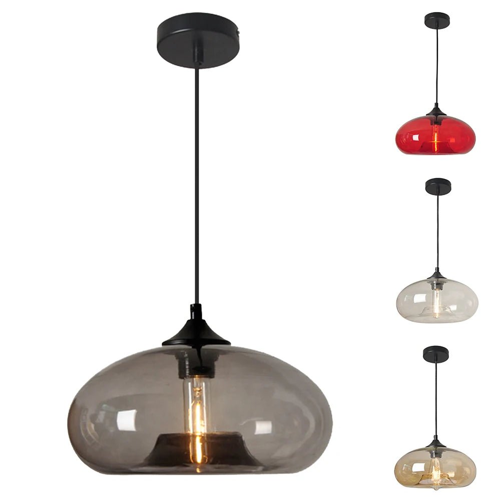 Nordic Striped Glass Chandelier Modern Pendant Light - Hans Lumiere