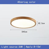 Nordic Ultra - thin Wooden Ceiling Lamp - Hans Lumiere