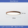 Nordic Ultra - thin Wooden Ceiling Lamp - Hans Lumiere