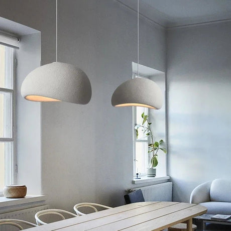 Nordic Wabi Sabi Ceiling Chandelier - Modern E27 LED Pendant Light - Hans Lumiere