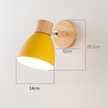 Nordic Wall Lamp Wooden Wall Sconce - Hans Lumiere