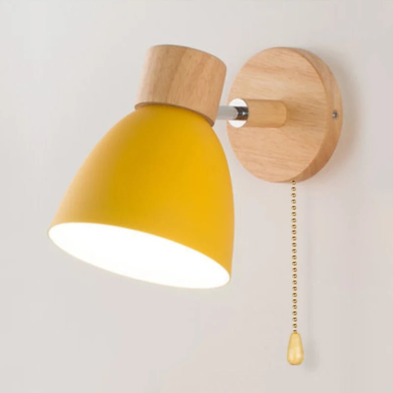 Nordic Wall Lamp Wooden Wall Sconce - Hans Lumiere