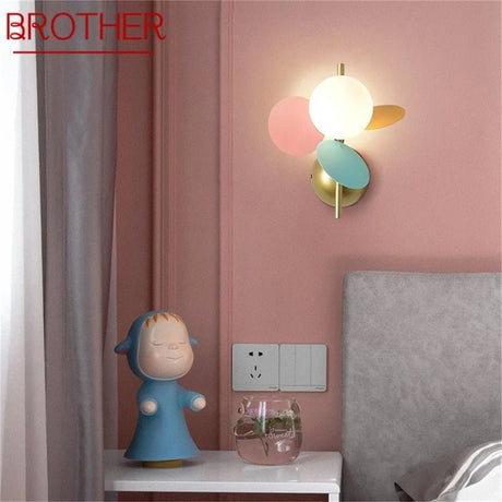 Nordic Wall Light Creative Macaroon Lamp - Hans Lumiere