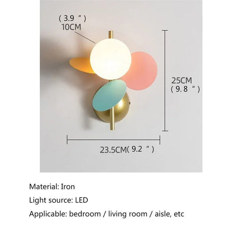 Nordic Wall Light Creative Macaroon Lamp - Hans Lumiere