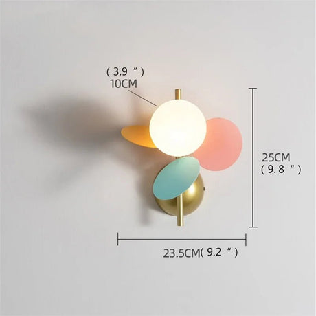 Nordic Wall Light Creative Macaroon Lamp - Hans Lumiere