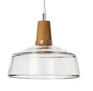 Nordic Wood Glass Pendant Lights - Hans Lumiere