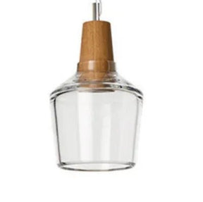 Nordic Wood Glass Pendant Lights - Hans Lumiere