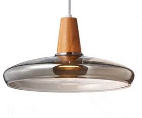 Nordic Wood Glass Pendant Lights - Hans Lumiere