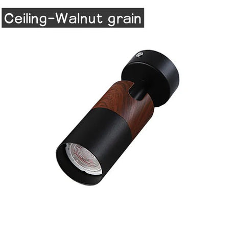 Nordic Wood Grain Ceiling Track Spotlights - Hans Lumiere