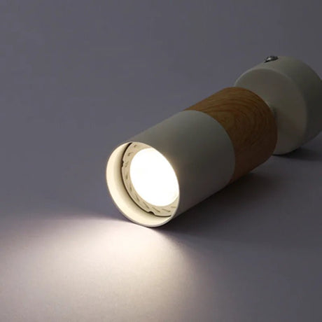 Nordic Wood Grain Ceiling Track Spotlights - Hans Lumiere