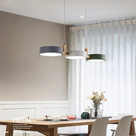 Nordic Wooden Kitchen Pendant Lights Fixture - Hans Lumiere