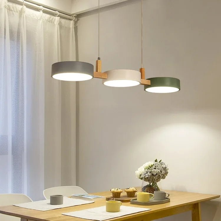 Nordic Wooden Kitchen Pendant Lights Fixture - Hans Lumiere