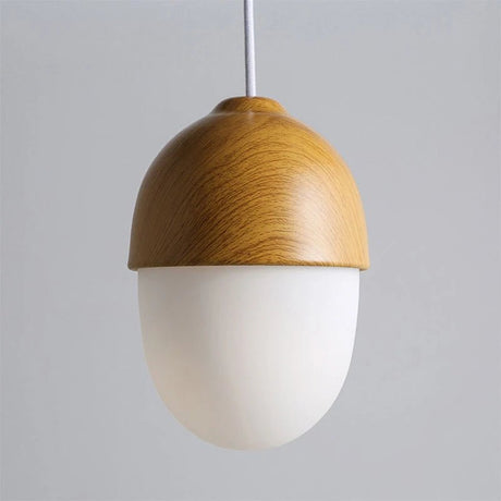 Nordic Wooden Nut Pendant Light - Hans Lumiere
