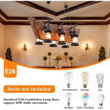 Old Wooden Boat Chandelier 6 Lamp Pendant Lamp - Hans Lumiere