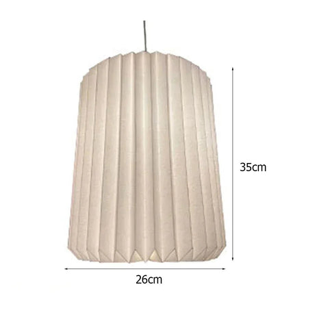 Origami Paper Lantern Pendant Light – Nordic Foldable Shade - Hans Lumiere