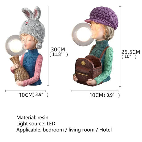 Originality Cartoon Postmodern LED Table Lamp - Hans Lumiere