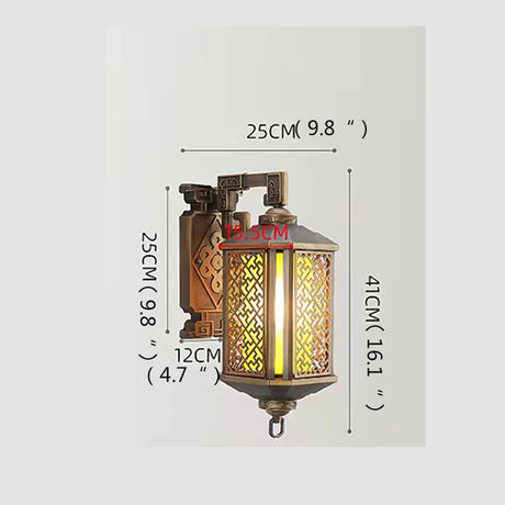 Outdoor Bronze Light LED Wall Lamp - Hans Lumiere