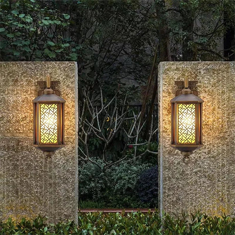 Outdoor Bronze Light LED Wall Lamp - Hans Lumiere