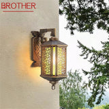 Outdoor Bronze Light LED Wall Lamp - Hans Lumiere