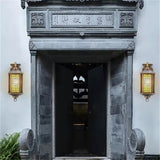 Outdoor Bronze Light LED Wall Lamp - Hans Lumiere