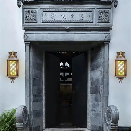 Outdoor Bronze Light LED Wall Lamp - Hans Lumiere