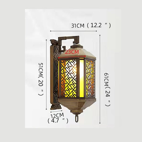 Outdoor Bronze Light LED Wall Lamp - Hans Lumiere