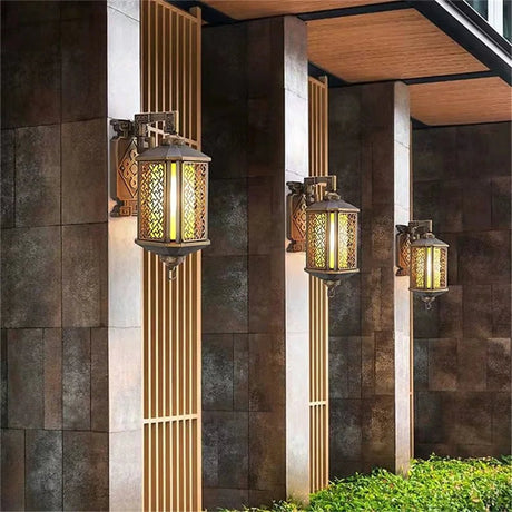 Outdoor Bronze Light LED Wall Lamp - Hans Lumiere