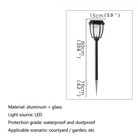 Outdoor Contemporary Lawn Lamp - Hans Lumiere