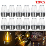 Outdoor Courtyard Decorative Solar Stainless Steel LED Candle - Hans Lumiere