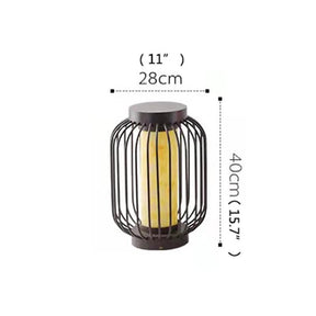 Outdoor Dolomite Solar LED Lawn Lamp - Hans Lumiere