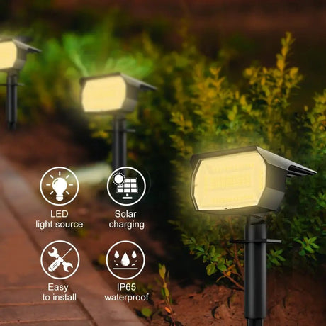 Outdoor Garden Solar Spot Light - Hans Lumiere