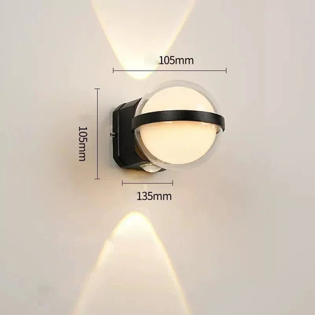 Outdoor IP65 Waterproof LED Wall Lamp - Hans Lumiere