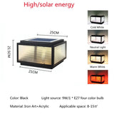 Outdoor LED Waterproof Courtyard Solar Light - Hans Lumiere