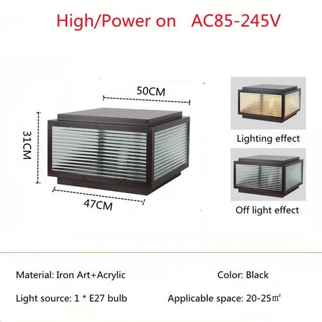 Outdoor LED Waterproof Courtyard Solar Light - Hans Lumiere
