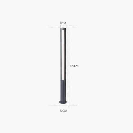 Outdoor Overlong Trihedral Luminescence LED Lawn Light - Hans Lumiere