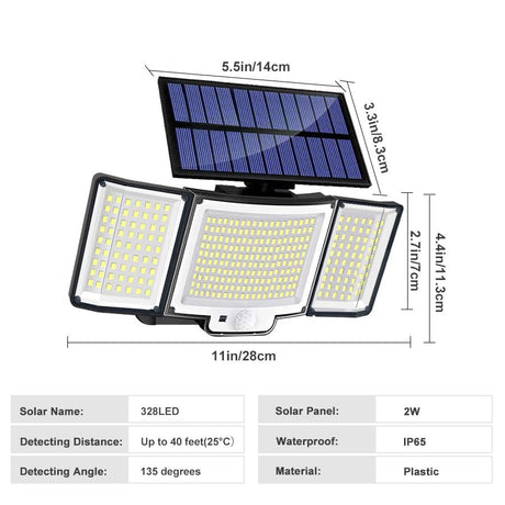 Outdoor PIR Motion Sensor LED Wall Lamp - Hans Lumiere